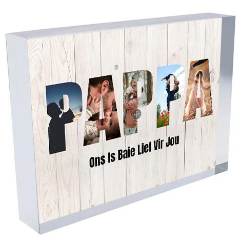 PAPPA Photo Collage on Acrylic, Slate, Mug or Magnet (5 Photos) - Image 4