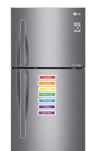 Day of the week Photo Fridge Magnets - (7 PER PACK) - Image 2