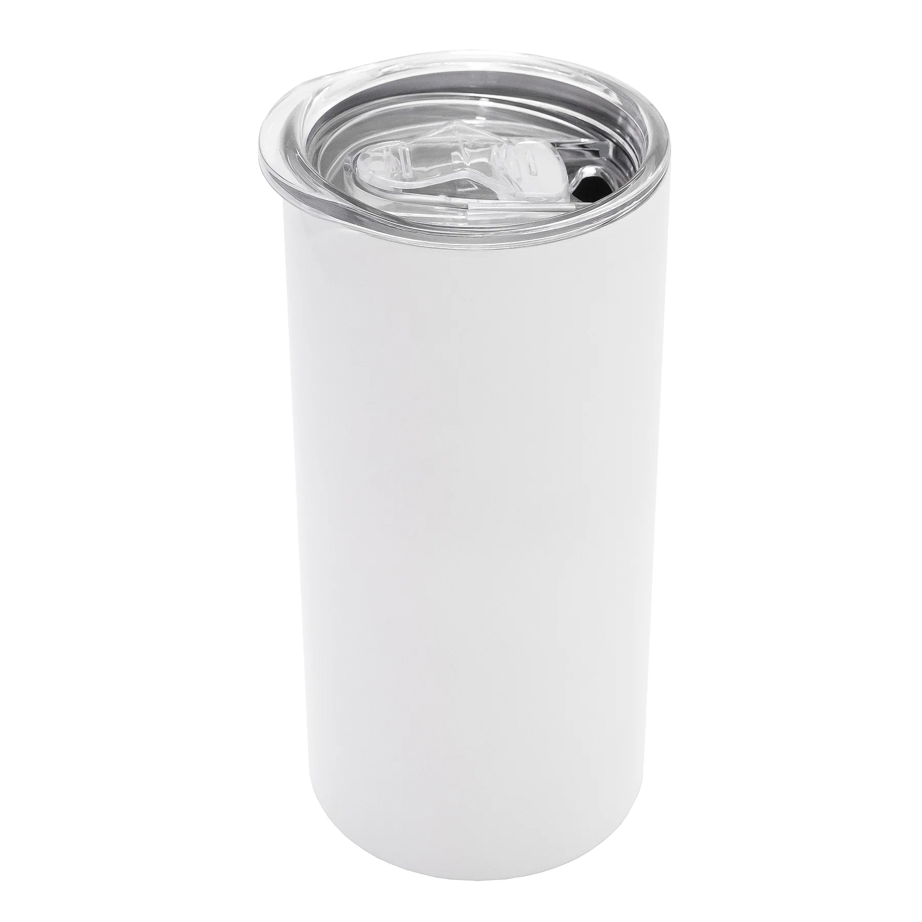 Personalised Double wall 15oz Stainless Steel Skinny Tumbler (White) - Image 10