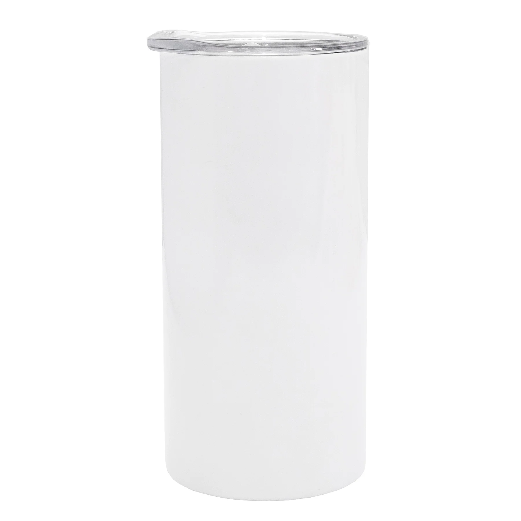 Personalised Double wall 15oz Stainless Steel Skinny Tumbler (White) - Image 8