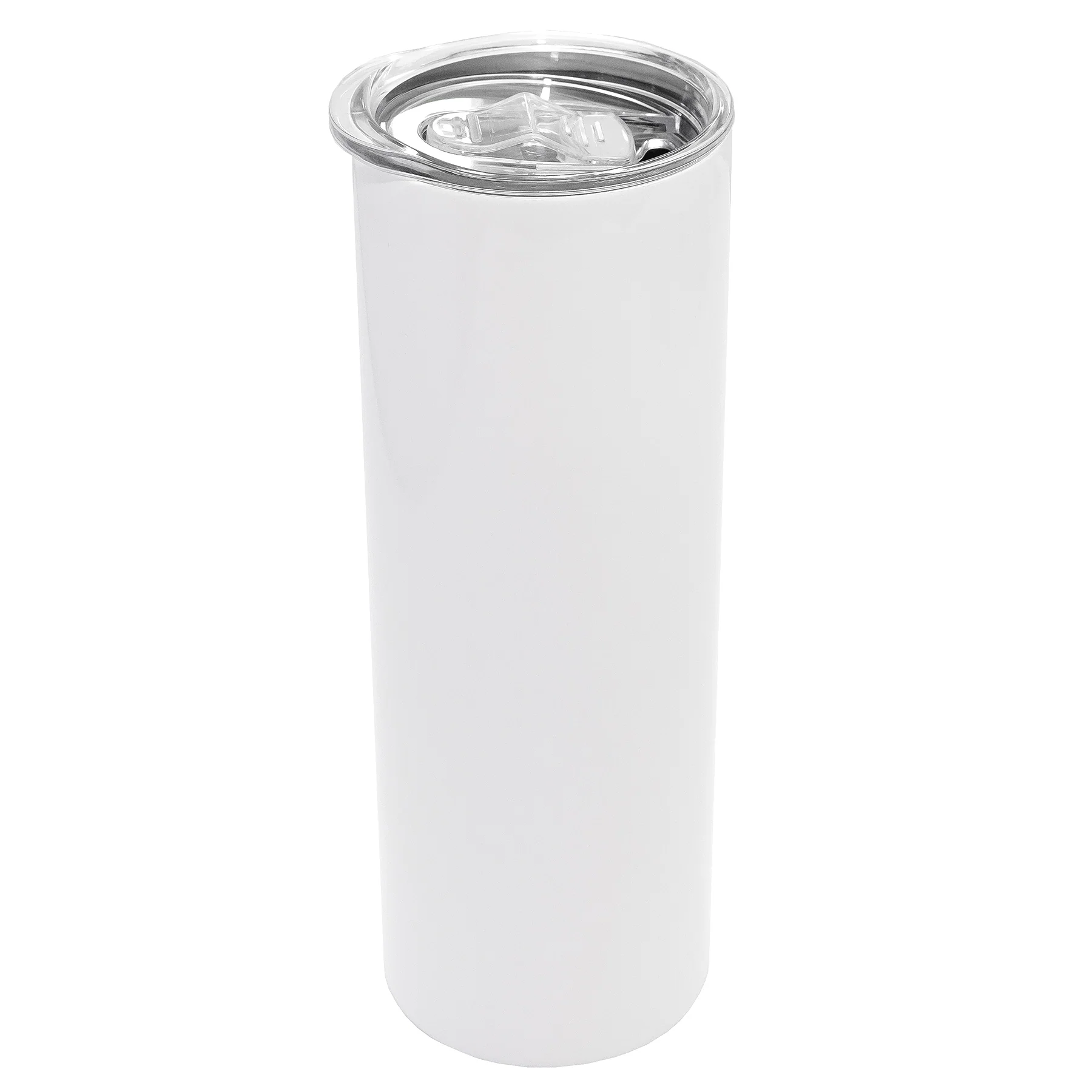 Personalised Double wall 20oz Stainless Steel Skinny Tumbler (White) - Image 3