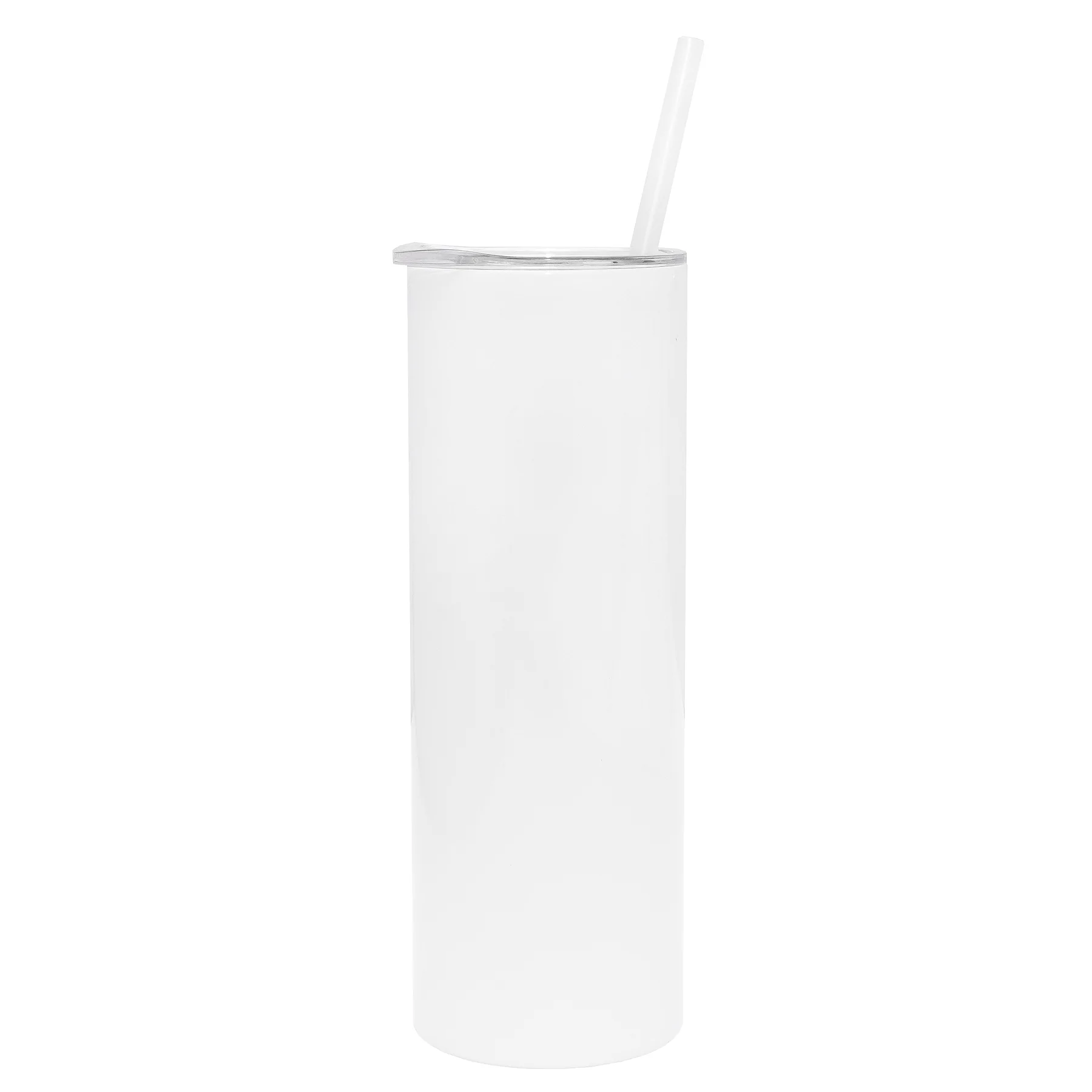 Personalised Double wall 20oz Stainless Steel Skinny Tumbler (White) - Image 5