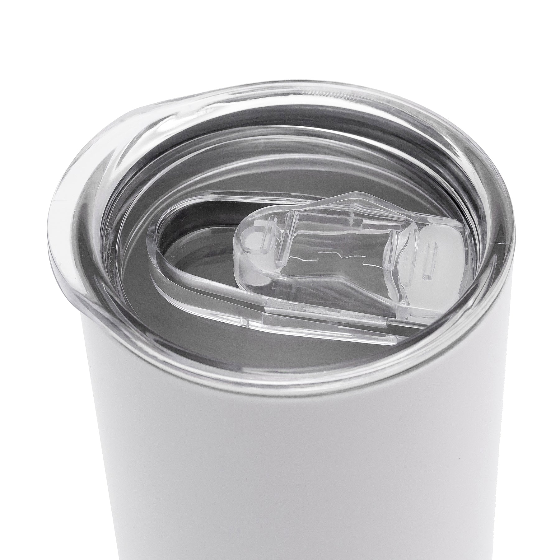 Personalised Double wall 20oz Stainless Steel Skinny Tumbler (White) - Image 9