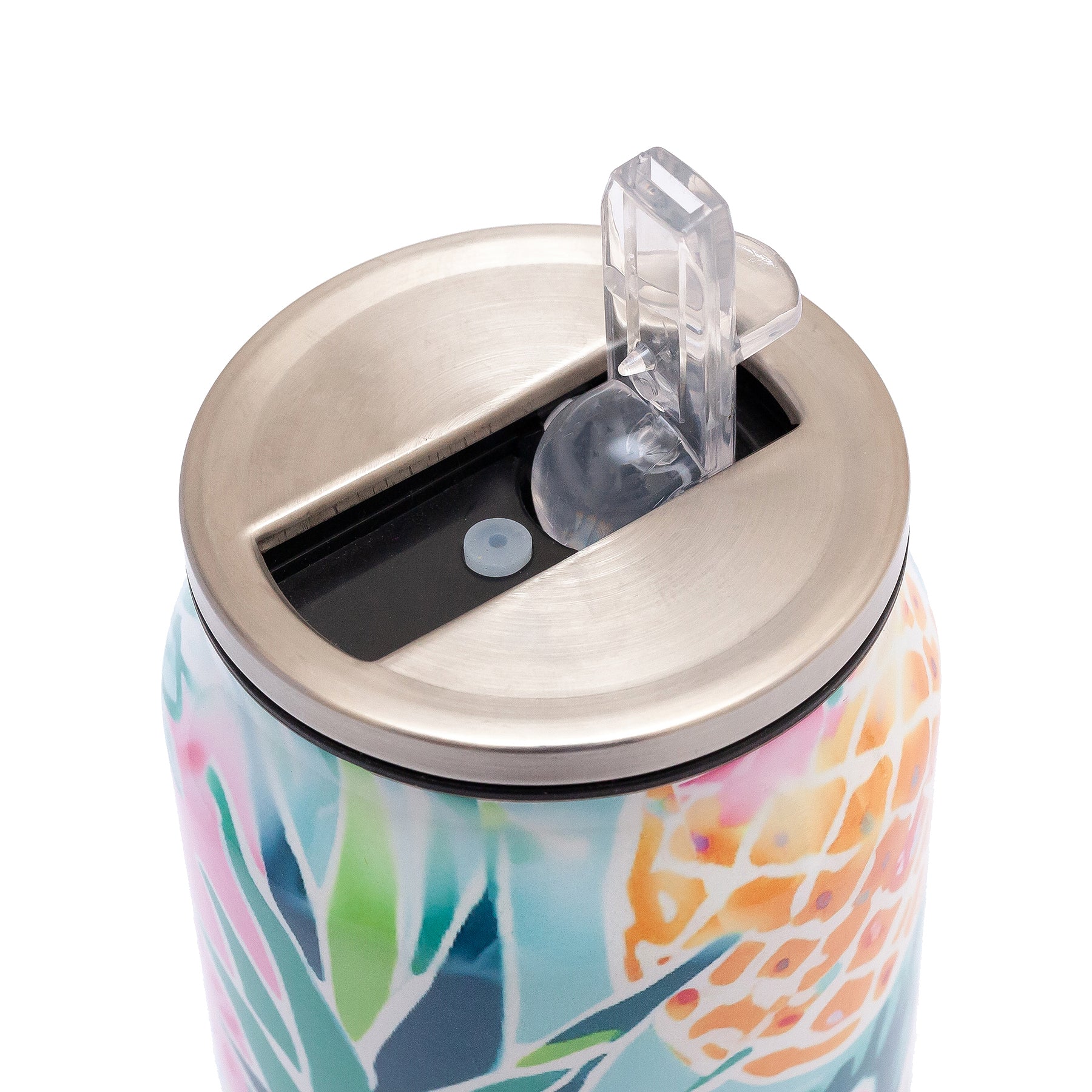 Personalised Double wall Stainless Steel 400ml Can (White) - Image 3