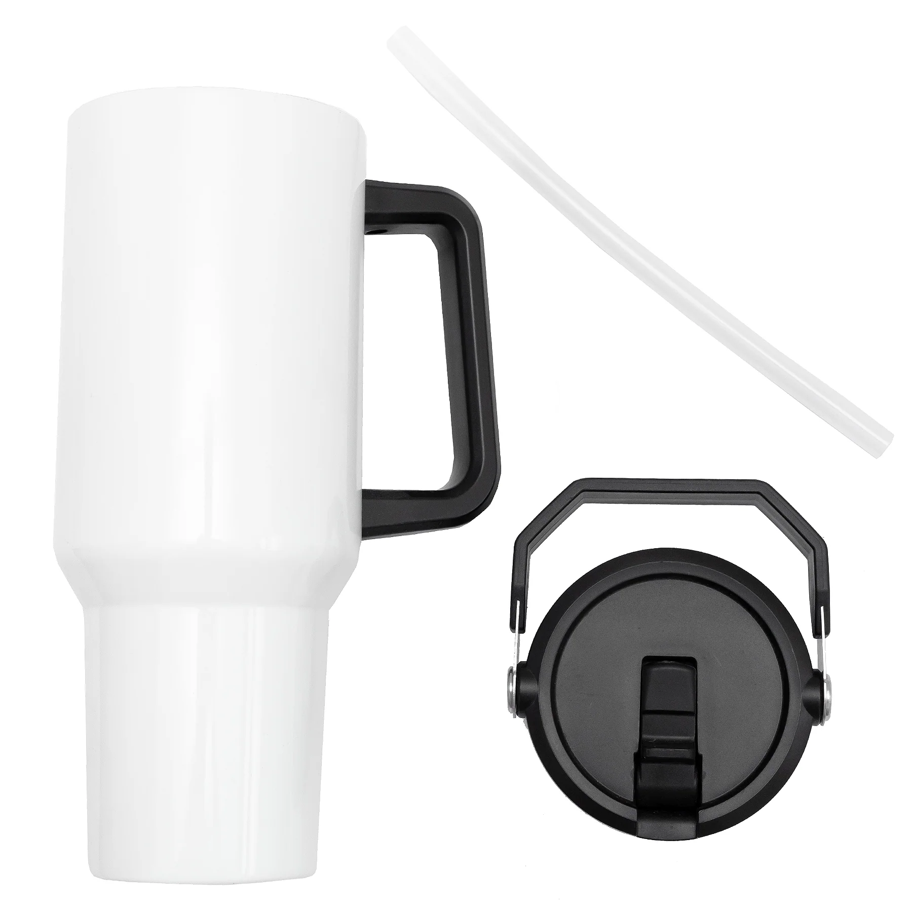 Personalised Double Wall Stainless Steel 40oz Big Jack Tumbler White - Image 10