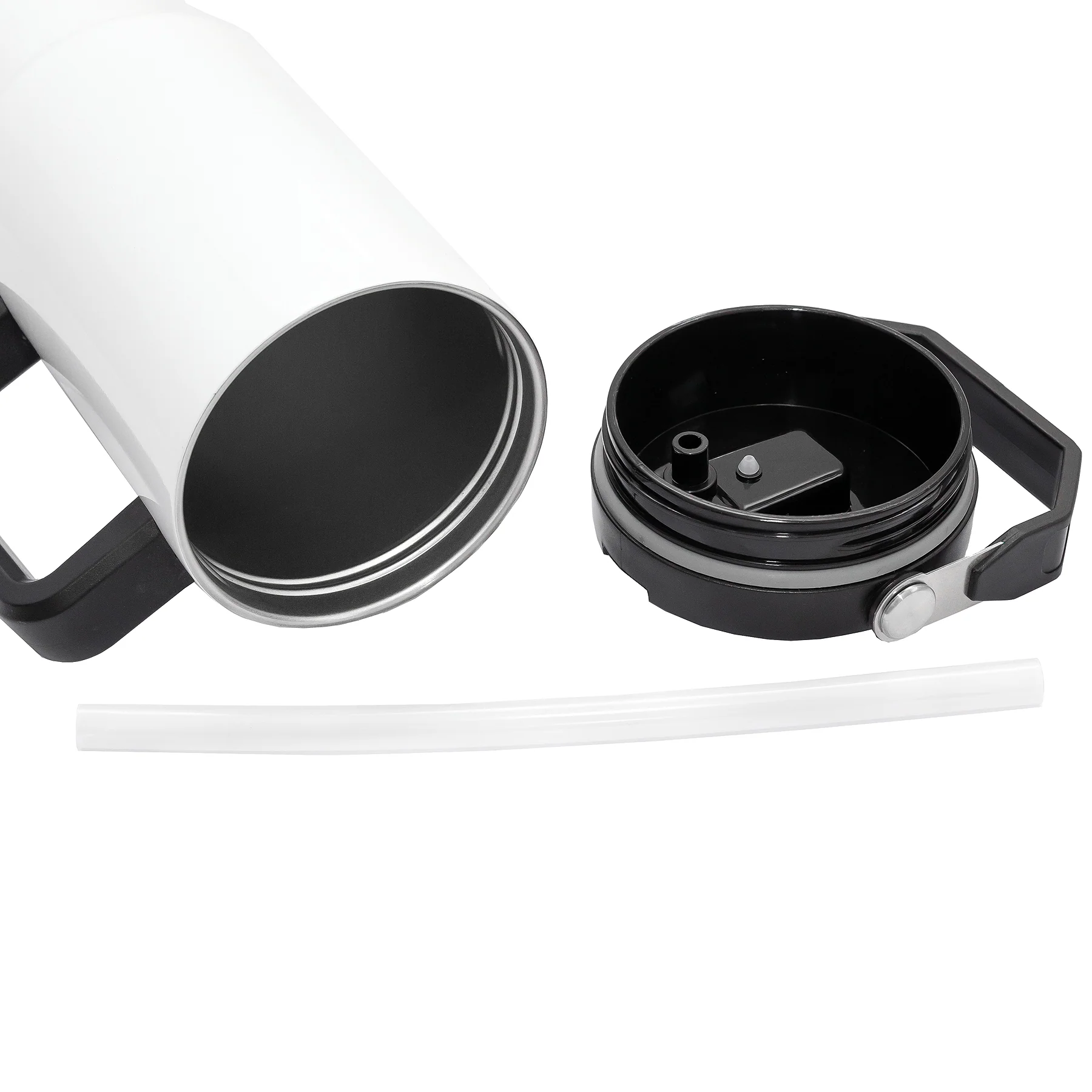 Personalised Double Wall Stainless Steel 40oz Big Jack Tumbler White - Image 11