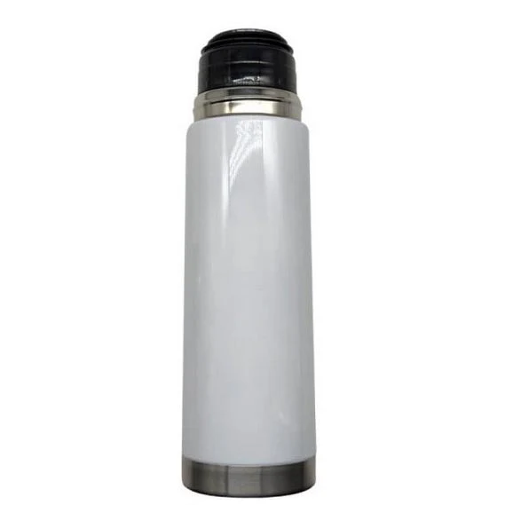 Personalised Thermal Flask | Double Wall Stainless Steel | 750ml | White - Image 4