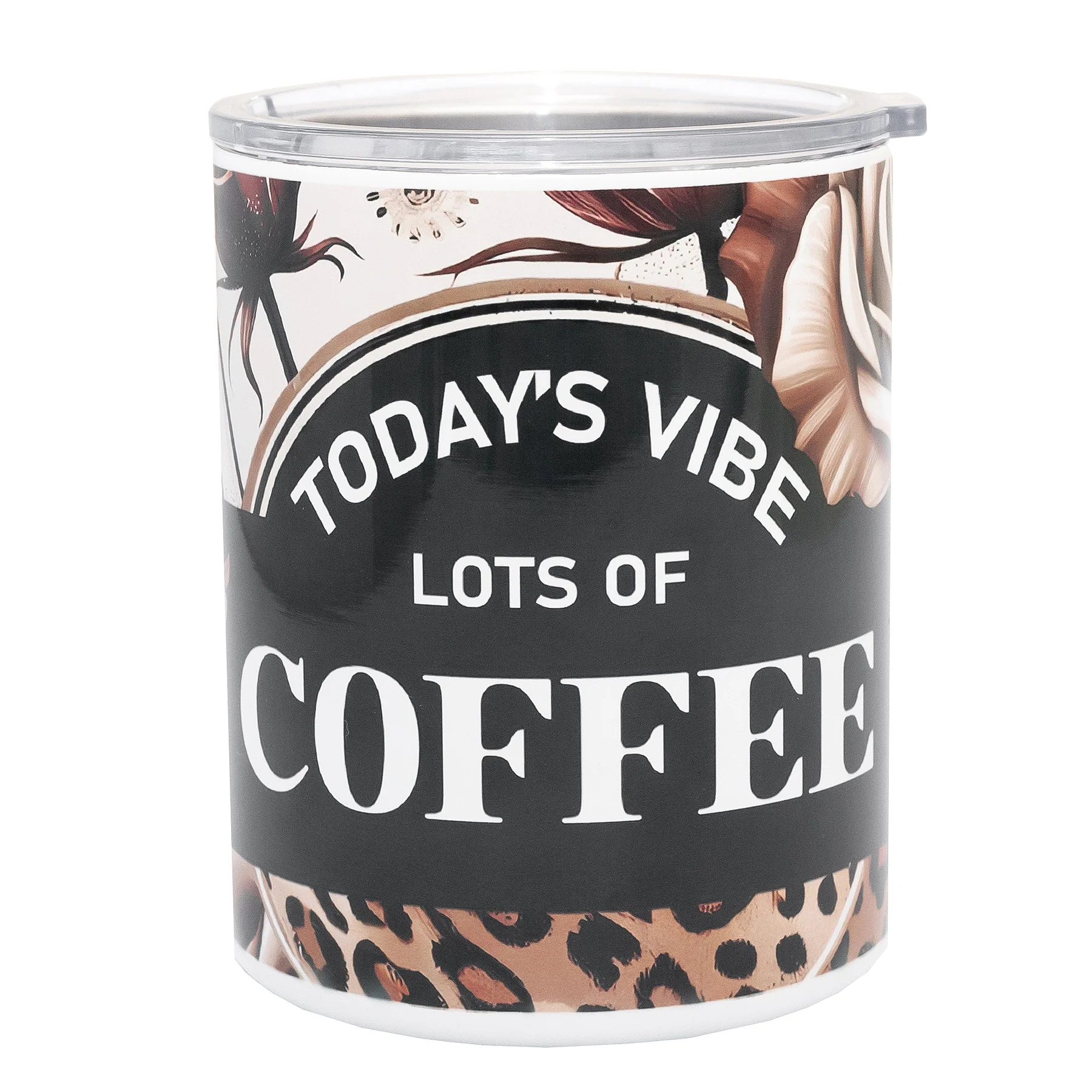 Personalised Double wall Stainless Steel Coffee Mug 12oz (White) - Image 2
