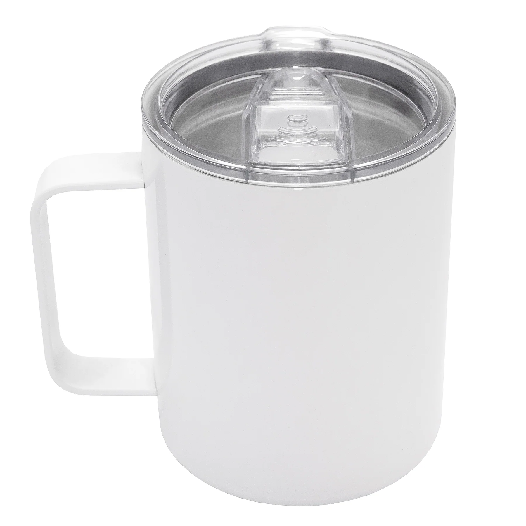 Personalised Double wall Stainless Steel Coffee Mug 12oz (White) - Image 8