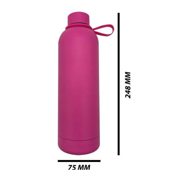 Double Wall Stainless Steel Engraving Luxury 750ml Water Bottle - Image 13