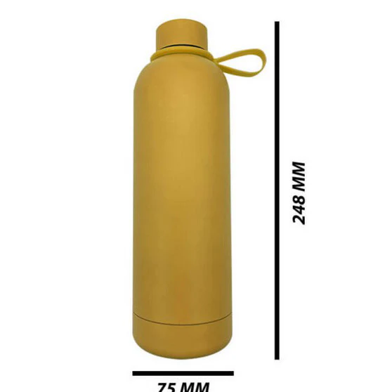 Double Wall Stainless Steel Engraving Luxury 750ml Water Bottle - Image 25