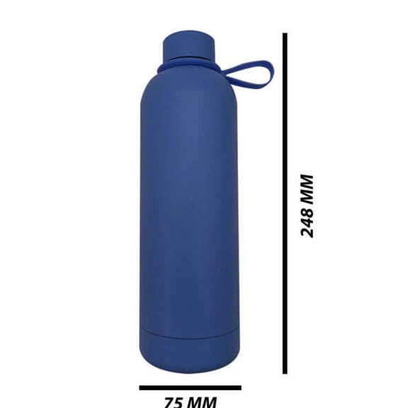 Double Wall Stainless Steel Engraving Luxury 750ml Water Bottle - Image 36