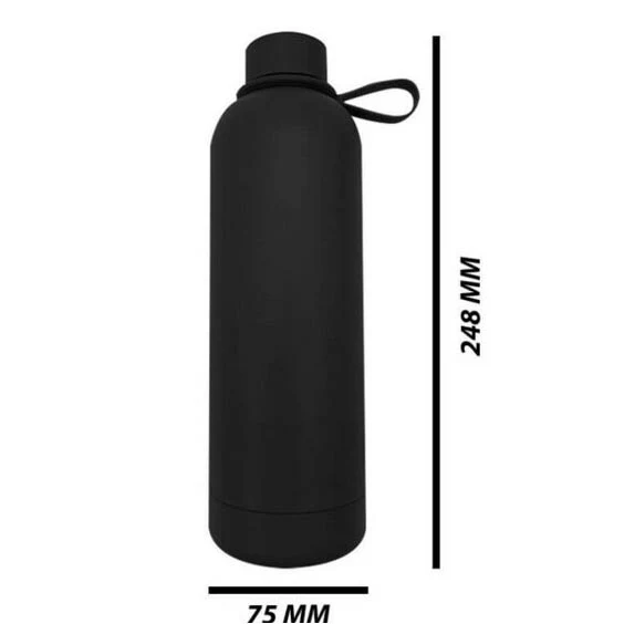 Double Wall Stainless Steel Engraving Luxury 750ml Water Bottle - Image 7