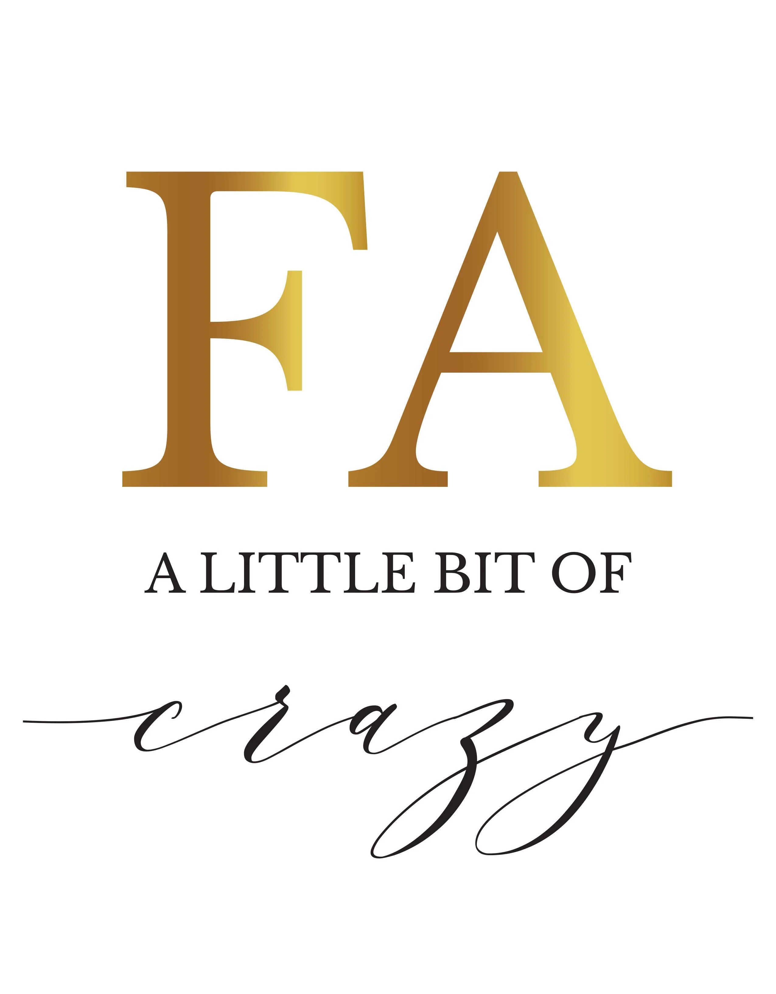 Wall art quote: Family - A little bit of crazy - loud- love - Image 2