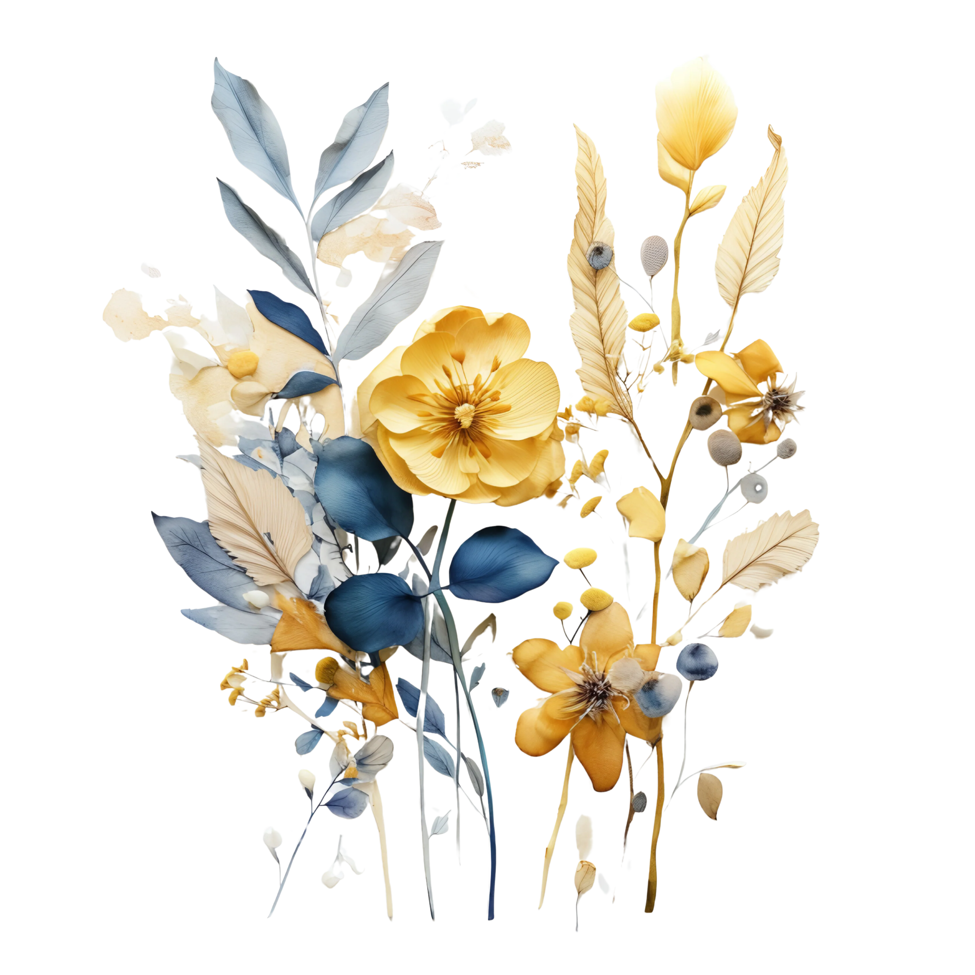 Flowers - 3D Yellow Flower Design on Tumbler, Can, Flask, or Water bottle - Image 2