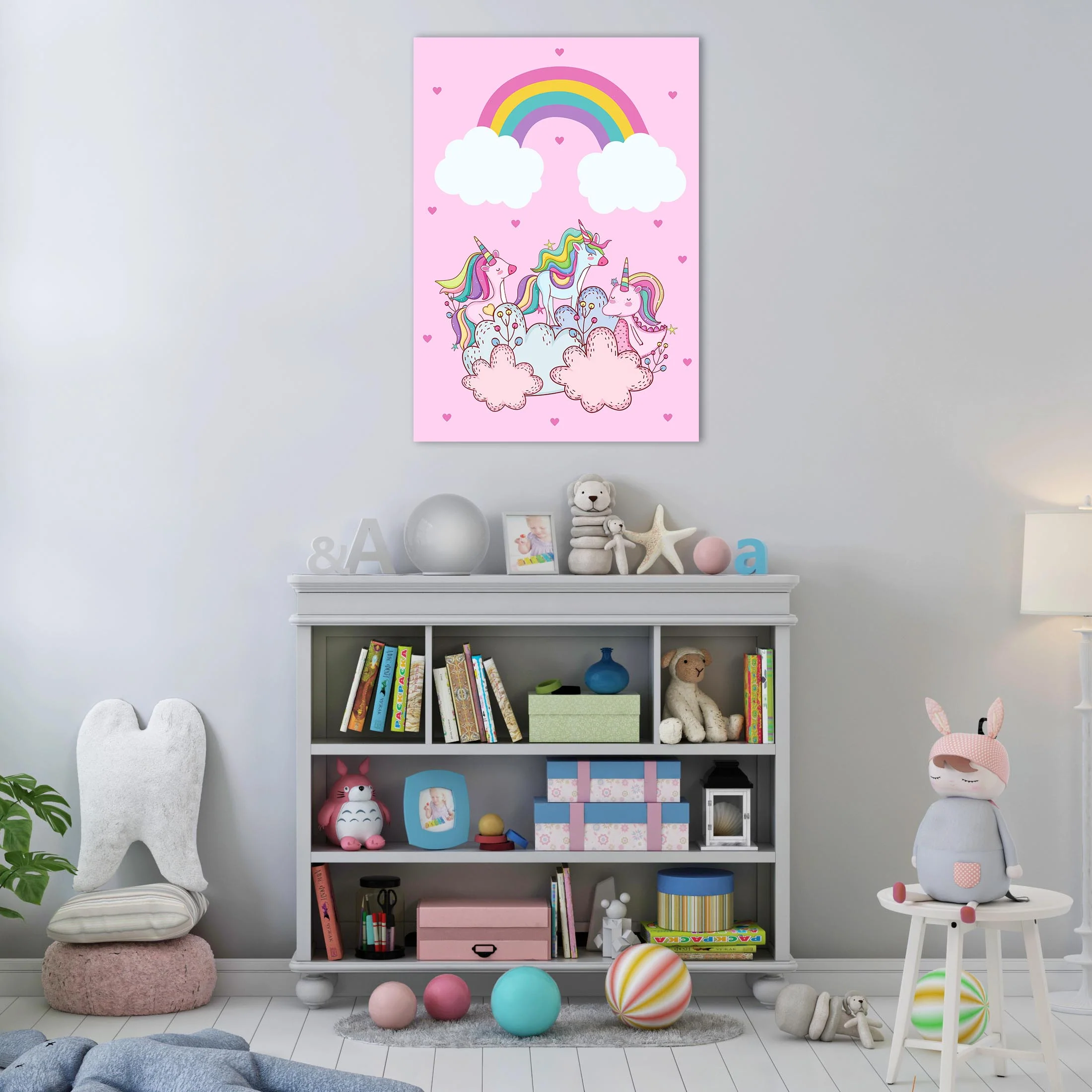 Girls: Set of 1 - Cute unicorns