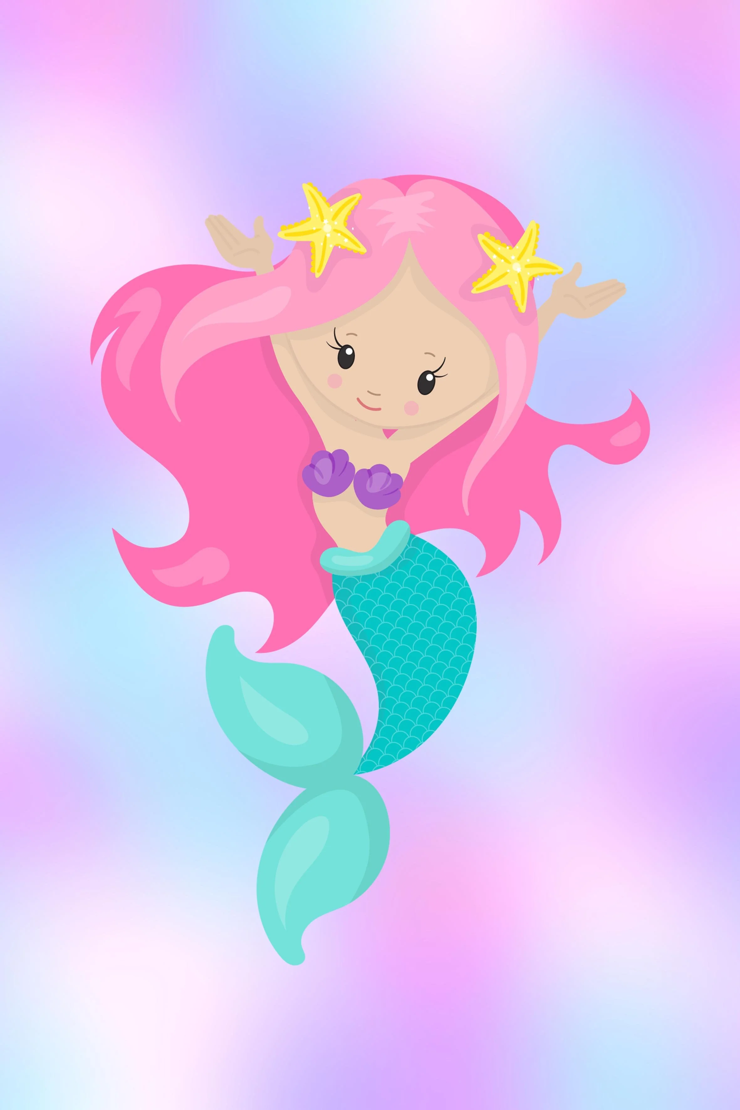 Girls: Set of 3 - Dream Big little Mermaid - Image 2