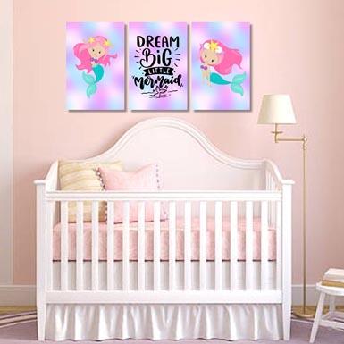 Girls: Set of 3 - Dream Big little Mermaid - Image 5