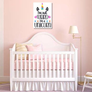 Girls: Set of 1 - I'm not Weird, I'm a Unicorn