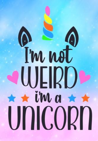 Girls: Set of 1 - I'm not Weird, I'm a Unicorn - Image 5