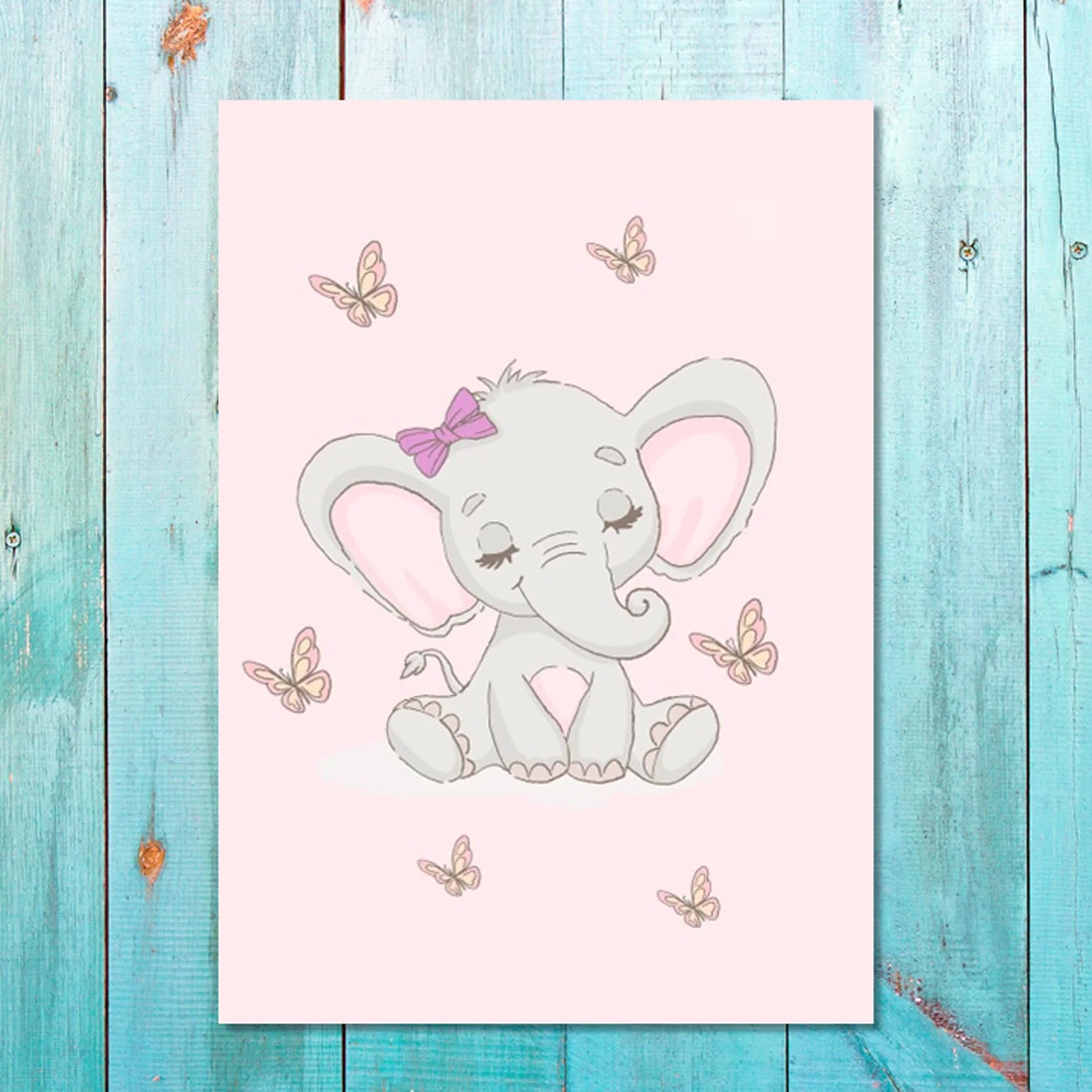 Girls: Set of 1 - Little Elephant Girl
