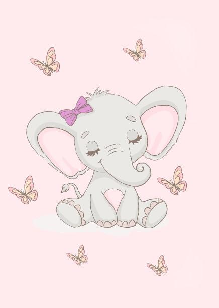 Girls: Set of 1 - Little Elephant Girl - Image 2