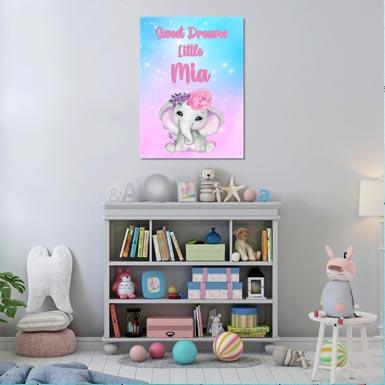 Girls: Set of 1 - Sweet Dreams Elephant Girl - Image 4