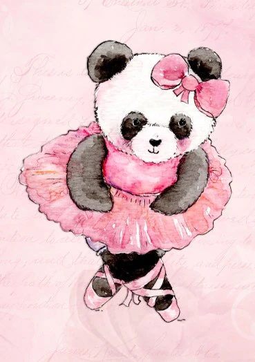 Girls: Set of 3 - Ballet Animals - Image 2