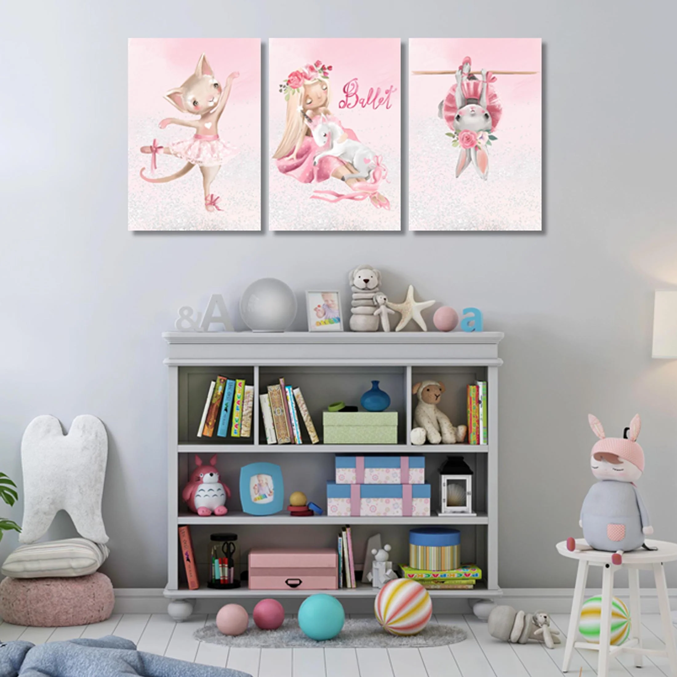Girls: Set of 3 - Ballet Dancers - Image 5