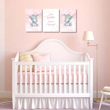 Girls: Set of 3 - Born together Friends Forever - Image 5