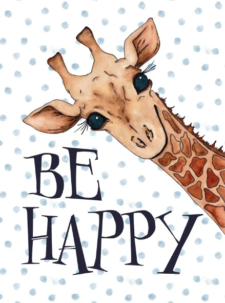 Girls Set of 3 - Giraffe Be Happy - Image 2