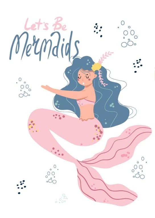 Girls: Set of 3 - Lets-Be-Mermaids (2) - Image 4
