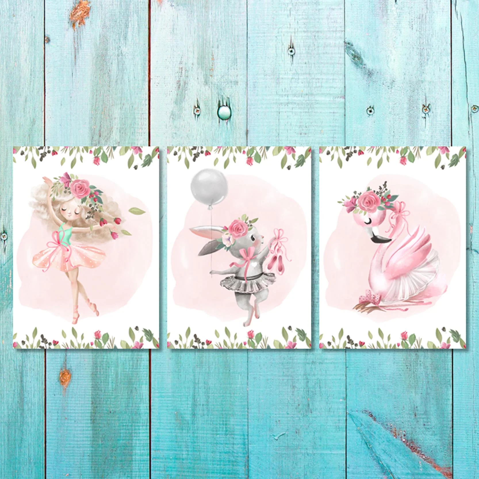 Girls: Set of 3 - Little Ballerina