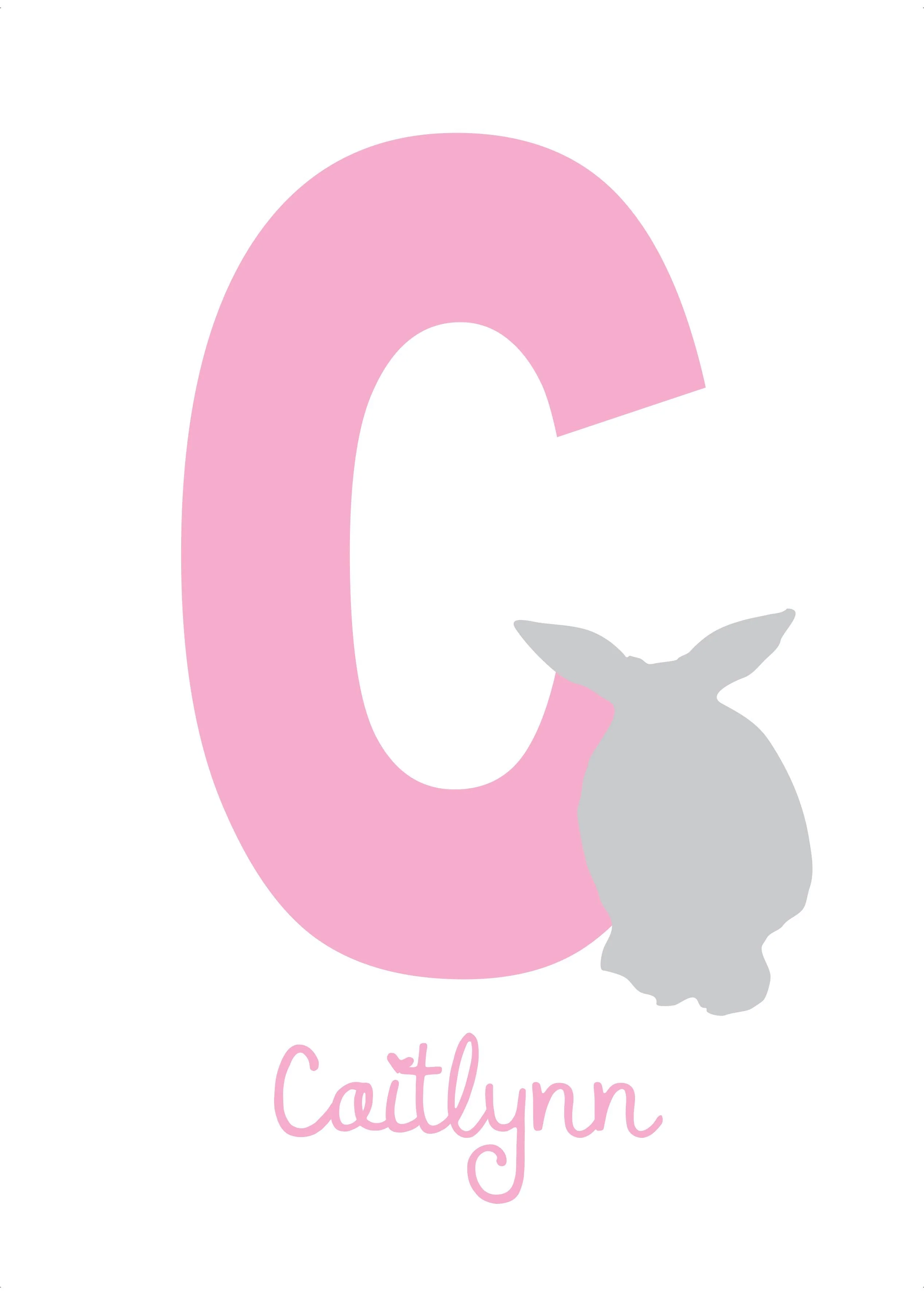 Girls: Set of 3 - Pink Rabbits - Image 3