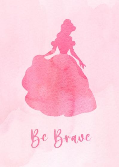 Girls: Set of 3 - Princess Pink Watercolor - Image 3