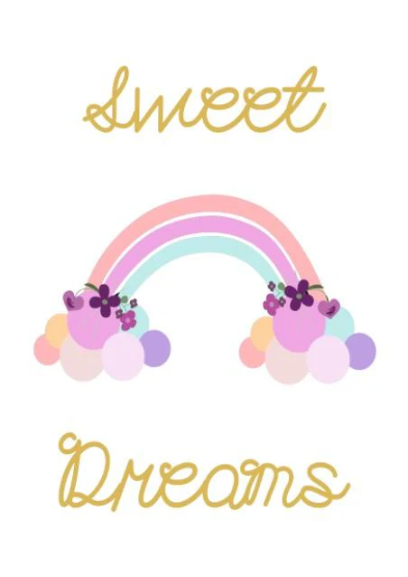 Girls: Set of 3 - Sweet Dreams Little Unicorn Princess - Image 4