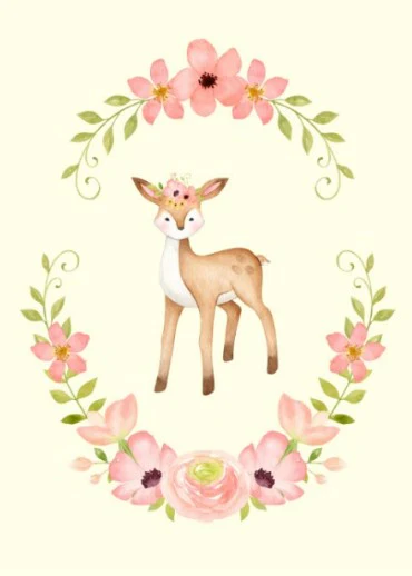 Girls: Set of 3 - Woodland Animals (1) - Image 4