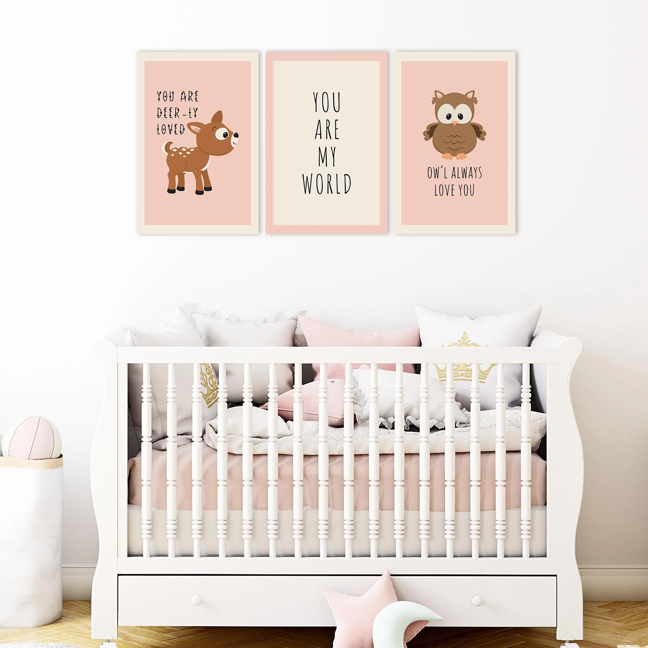 Girls: Set of 3 - You are my world