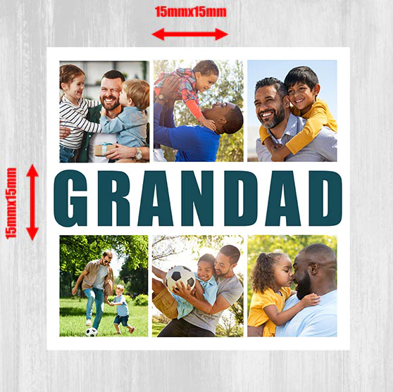 Grandad Photo Fridge Magnet (Pack of 2) - Image 2