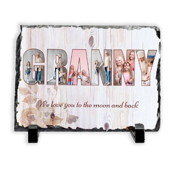 Granny Photo Collage on Acrylic, Mouse pad, Slate, Mug or Magnet - Image 4