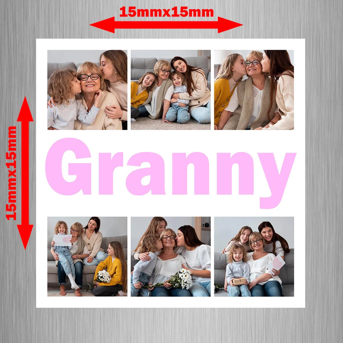 Granny Photo Fridge Magnet (Pack of 2) - Image 3