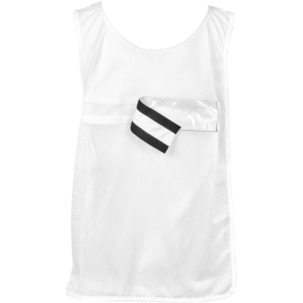 Hoppla Jackal Caddy Bib with PVC Name Sleeve-White - Image 8