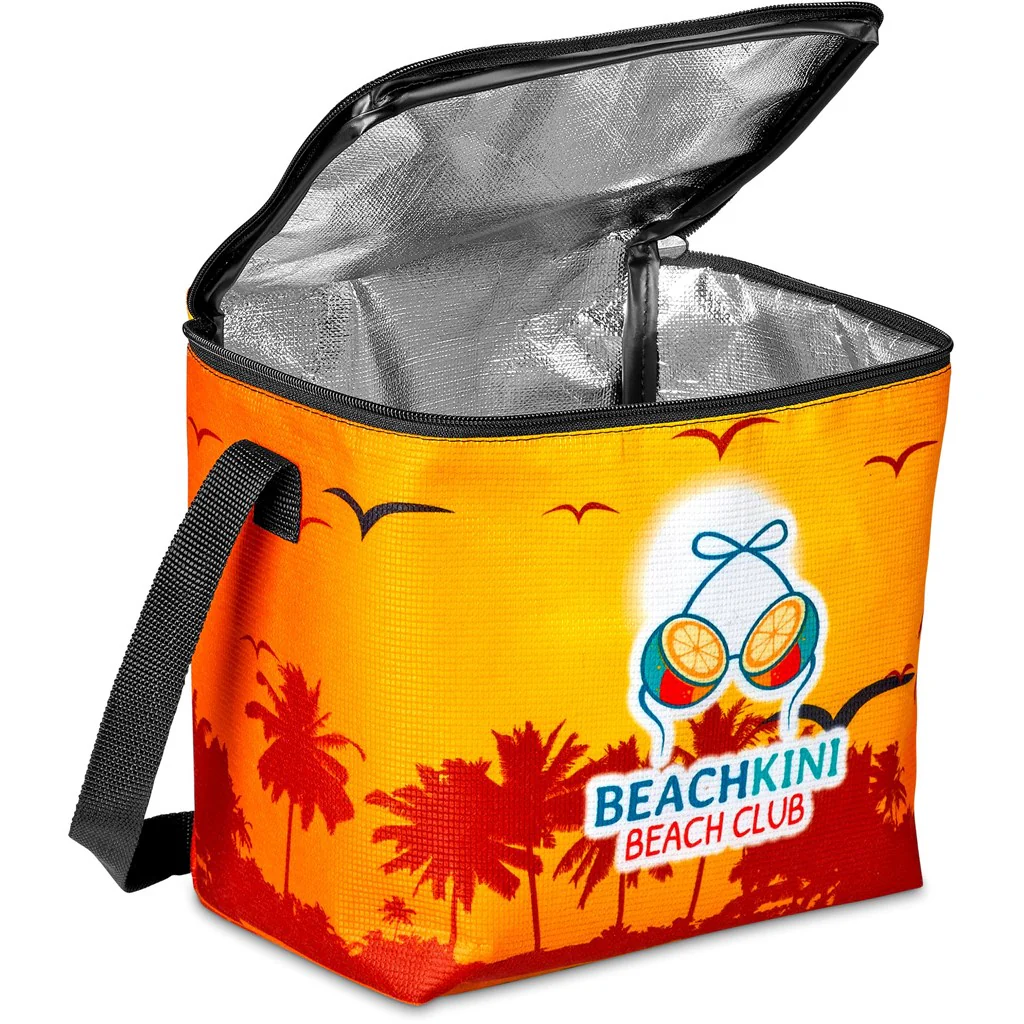 Hoppla Quebec Recycled PET Stitch-Bond 12-Can Cooler - Image 4