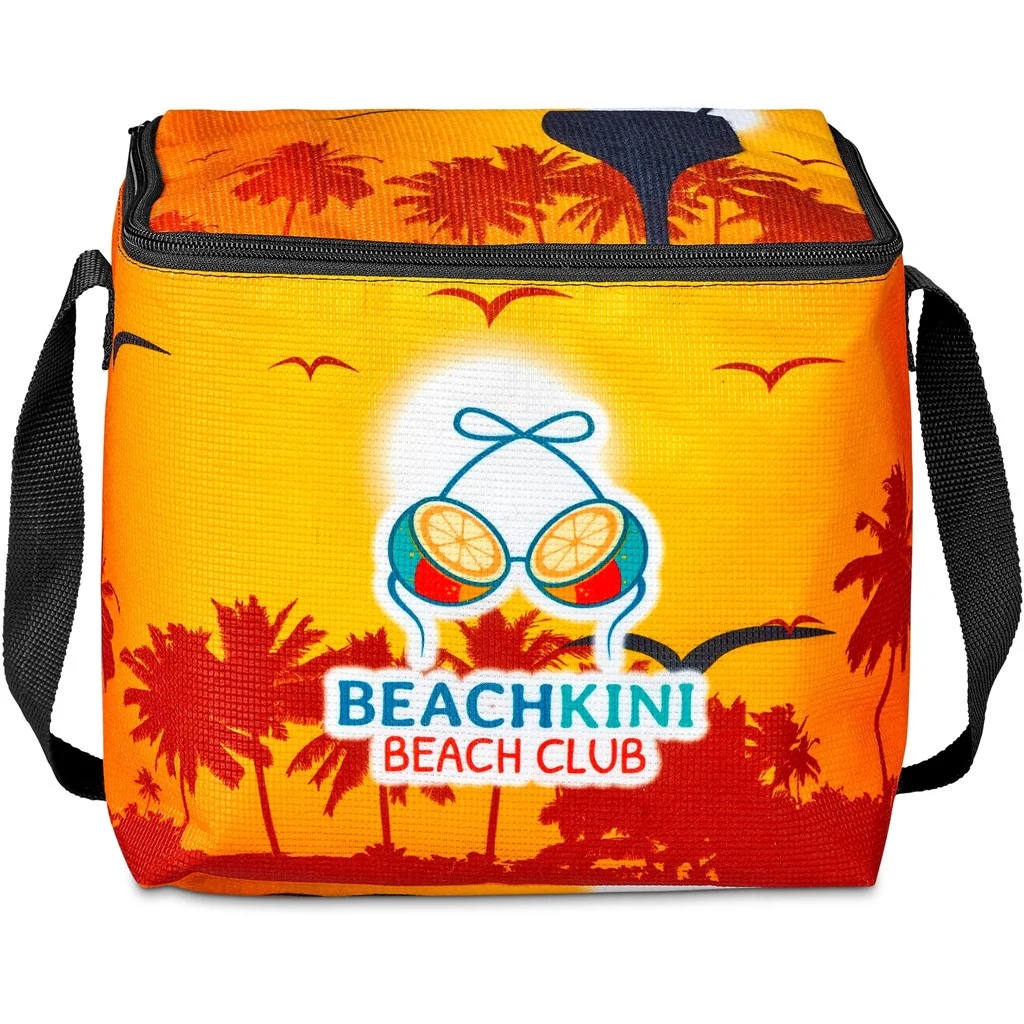 Hoppla Quebec Recycled PET Stitch-Bond 12-Can Cooler - Image 8