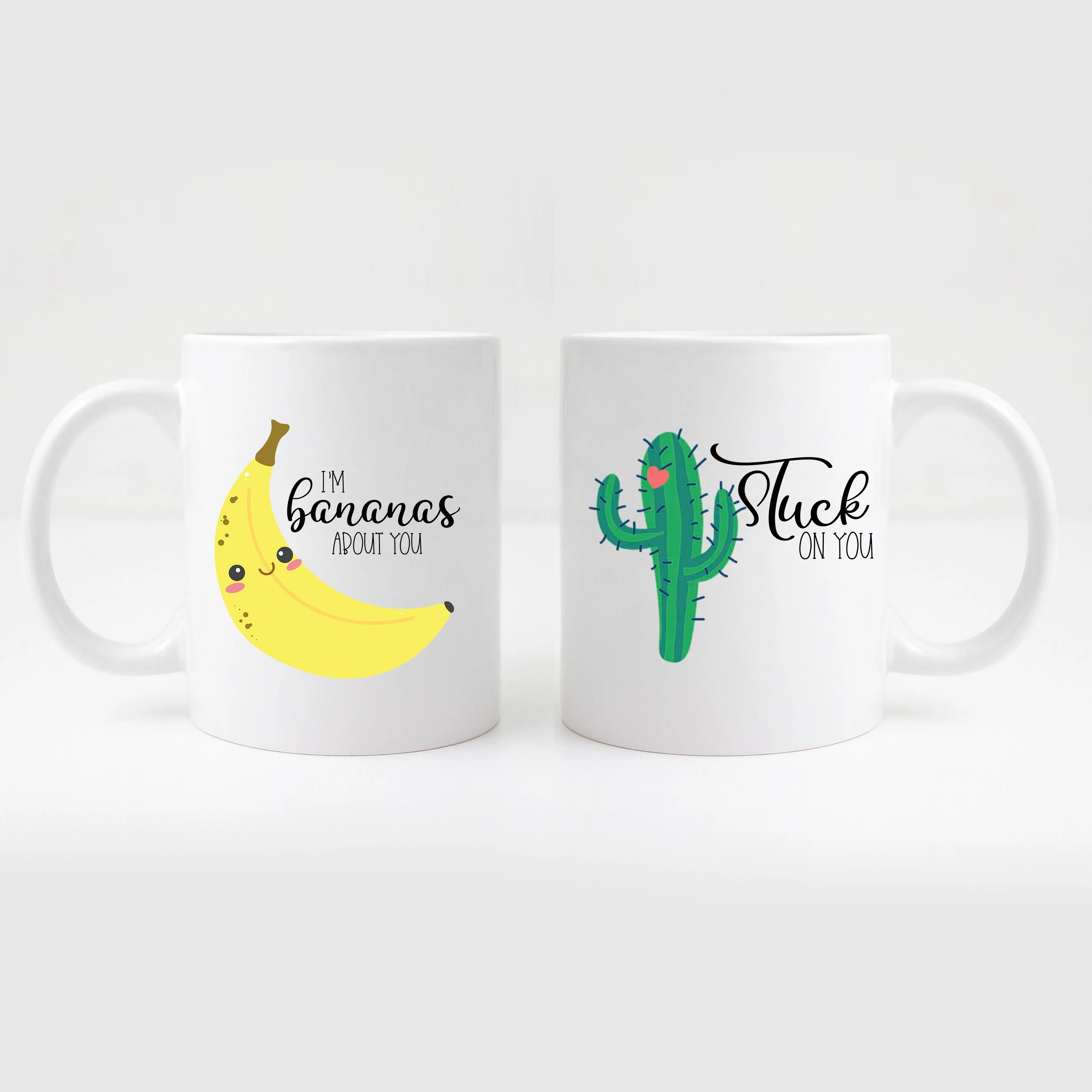 I'm bananas about you, Stuck on you Mug