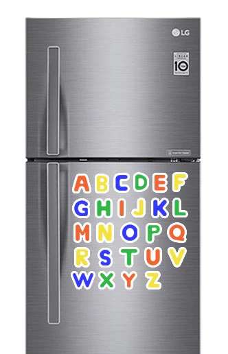 Junior Alphabet Fridge Magnets - (26 PER PACK) - Image 2