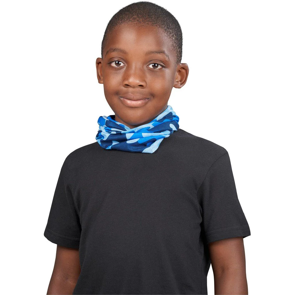 Kids Camo Flexi Tubular Bandana - Image 6