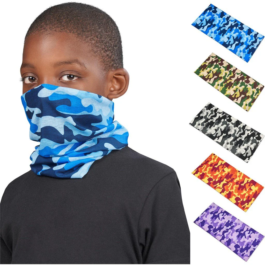 Kids Camo Flexi Tubular Bandana - Image 8