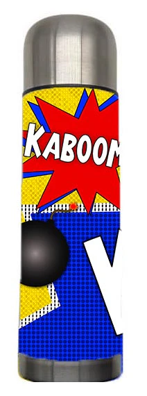 Kids - Comic Kids Design on Tumbler, Can, Flask, or Water bottle - Image 5