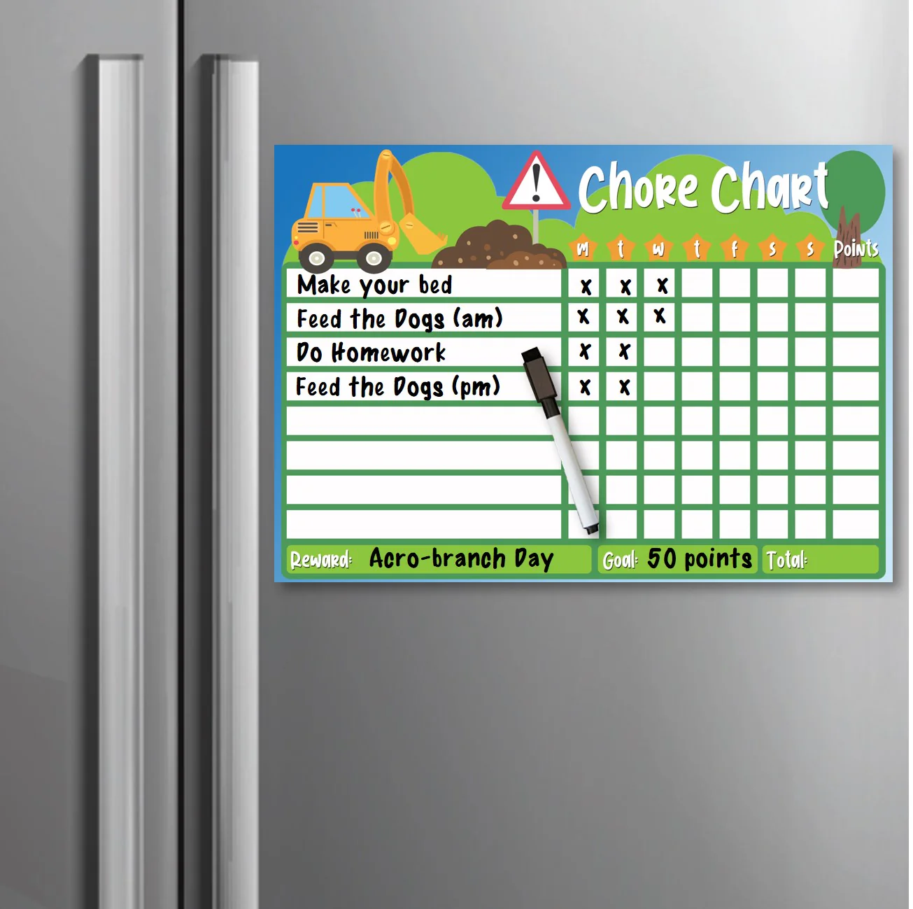 Kids Reward / Chore Chart (Construction) - Image 3